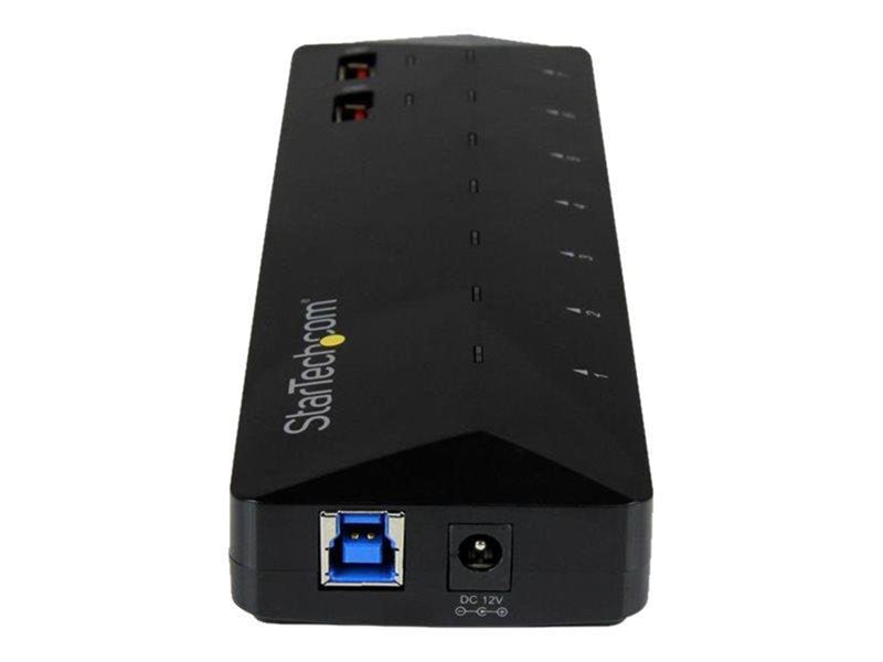 StarTech.com 7-Port USB 3.0 Hub plus Dedicated Charging Ports USB-Hubs - USB 3.2 - 7 - Schwarz