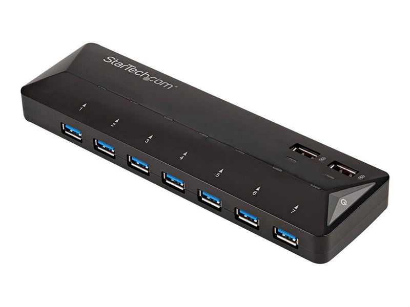 StarTech.com 7-Port USB 3.0 Hub plus Dedicated Charging Ports USB-Hubs - USB 3.2 - 7 - Schwarz