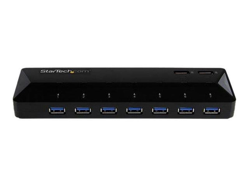 StarTech.com 7-Port USB 3.0 Hub plus Dedicated Charging Ports USB-Hubs - USB 3.2 - 7 - Schwarz