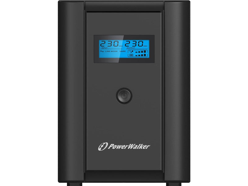 BlueWalker 10120093 - PowerWalker VI SHL - 1200VA/600W - Line Interactive UPS