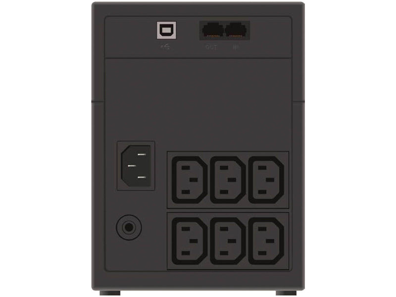 BlueWalker 10120093 - PowerWalker VI SHL - 1200VA/600W - Line Interactive UPS