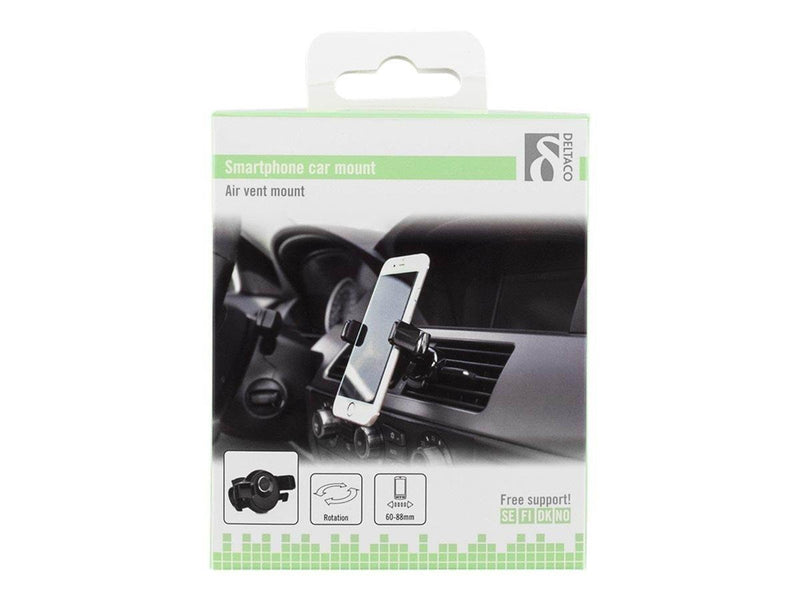 Deltaco Air vent car holder for smartphones 60-88