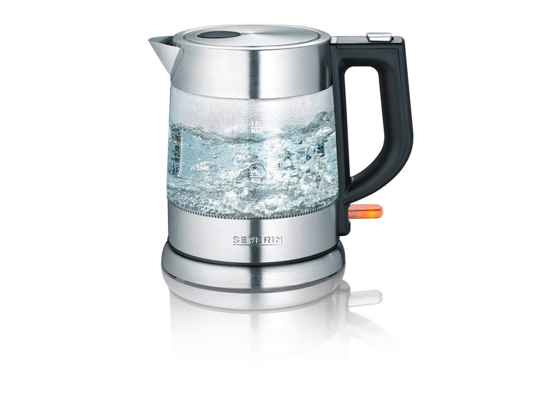 SEVERIN Wasserkocher WK 3468 - glass/stainless steel/black - Glass/stainless steel/black - 2200 W