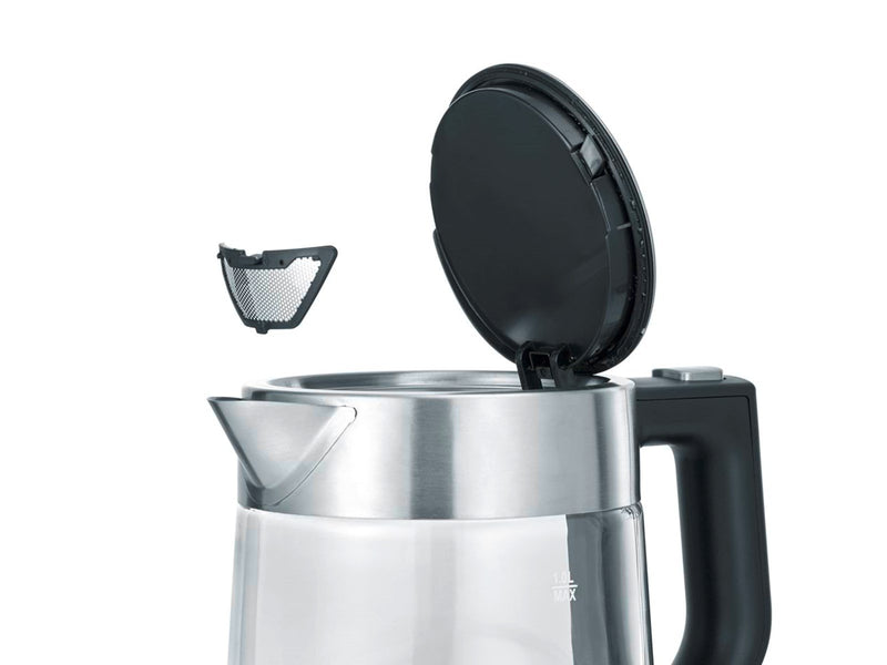 SEVERIN Wasserkocher WK 3468 - glass/stainless steel/black - Glass/stainless steel/black - 2200 W