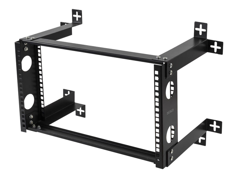 Deltaco 19-DTSR0506 - 6U Wall Mount Open Rack Cabinet