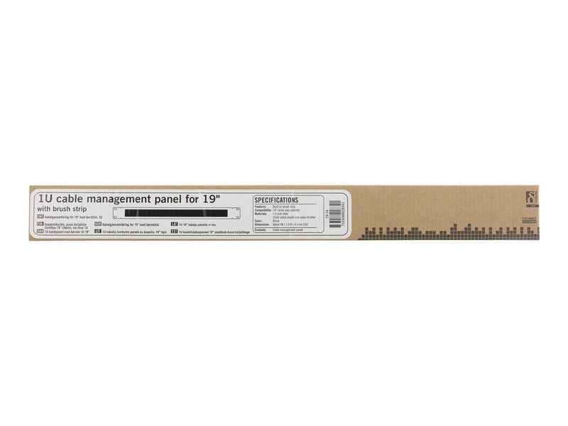 Deltaco SP-3057A-1U - 1U - Brush Panel