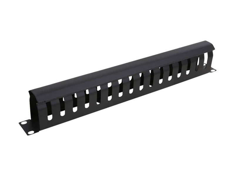 Deltaco 19" 1U Metal Cable Management with 16 hole