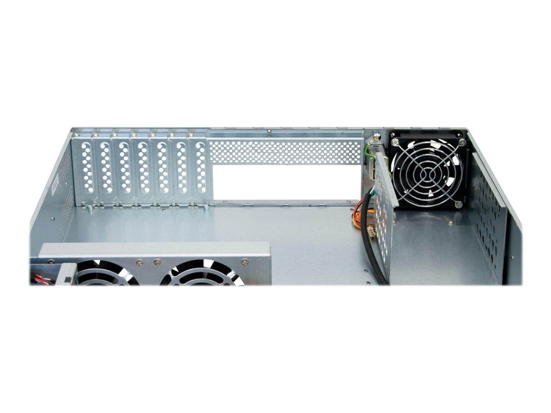 Chieftec 19" 2HE UNC-210T-B-U3-OP ATX - Gehäuse - Server (Rack) - Schwarz