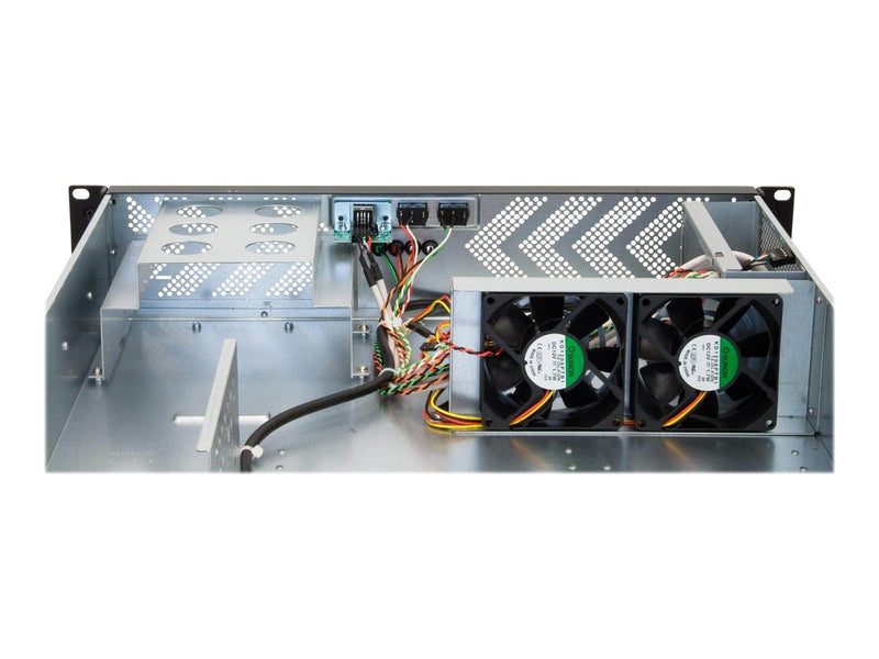 Chieftec 19" 2HE UNC-210T-B-U3-OP ATX - Gehäuse - Server (Rack) - Schwarz