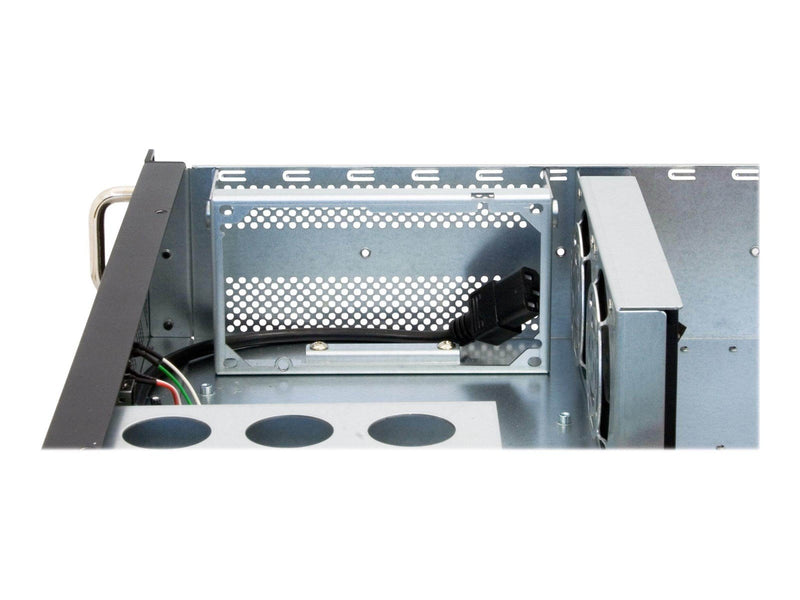 Chieftec 19" 2HE UNC-210T-B-U3-OP ATX - Gehäuse - Server (Rack) - Schwarz