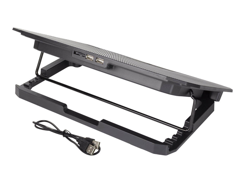 Deltaco Laptop Cooler for 15.6" lapotop 2 x 120mm fan