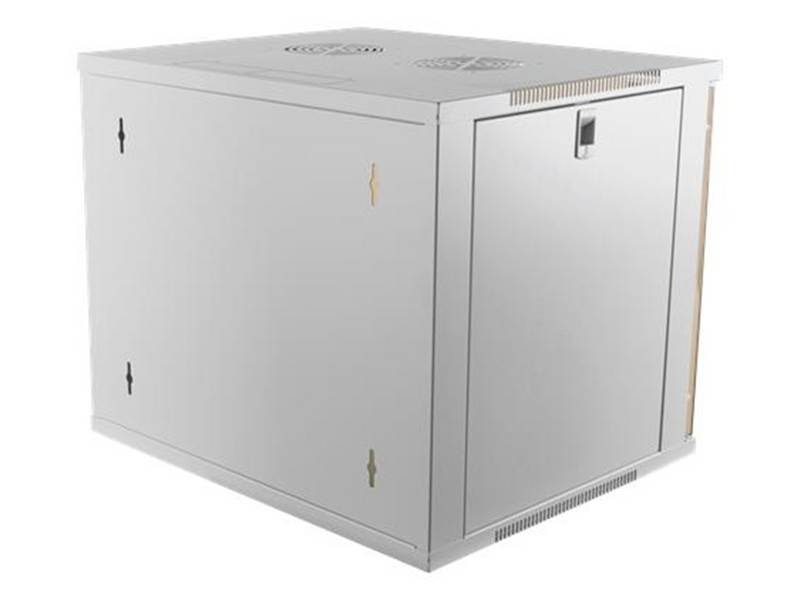 Deltaco 19-5409W - 9U - Wall Mount Rack Cabinet (with Glass Door)