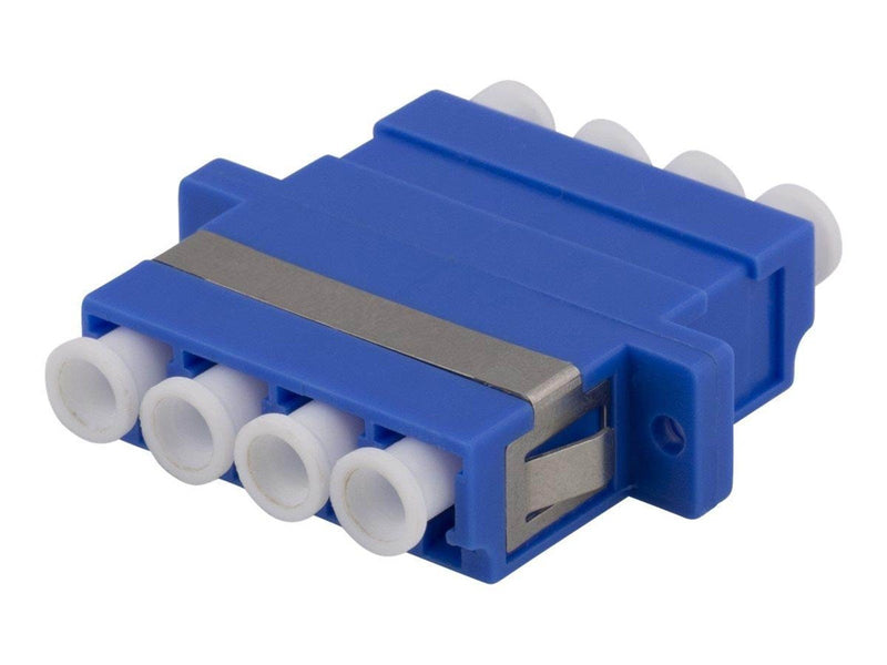 Deltaco Snap-in fiber mating sleeve 4xLC-LC Single mode.