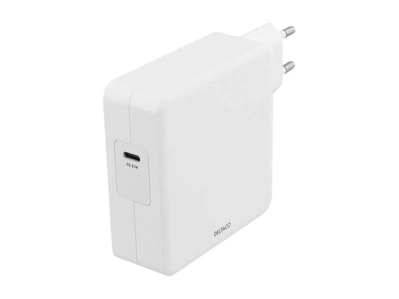 Deltaco 87W USB-C Power supply Fast charging USB