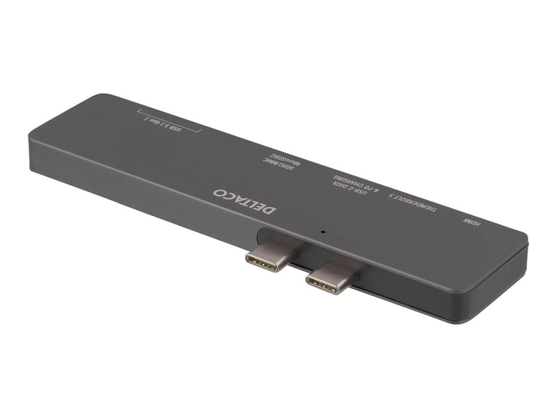 Deltaco Dual USB-C dock for MacBook Pro 2016 Thun