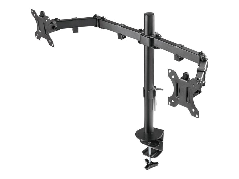 Deltaco Dual Monitor Desk Mount for 13"-32" screens - Schwarz