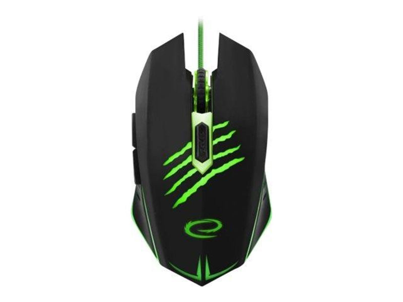Esperanza MX209 CLAW - mouse - USB - Maus (Grün)