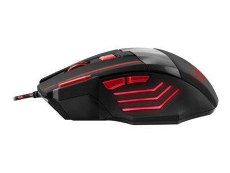 Esperanza MX201 WOLF - mouse - USB - red - Maus (Rot)