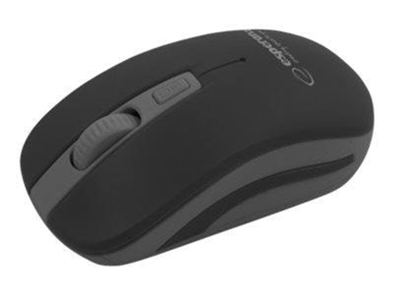 Esperanza URANUS - mouse - 2.4 GHz - grey black - Maus (Grau)