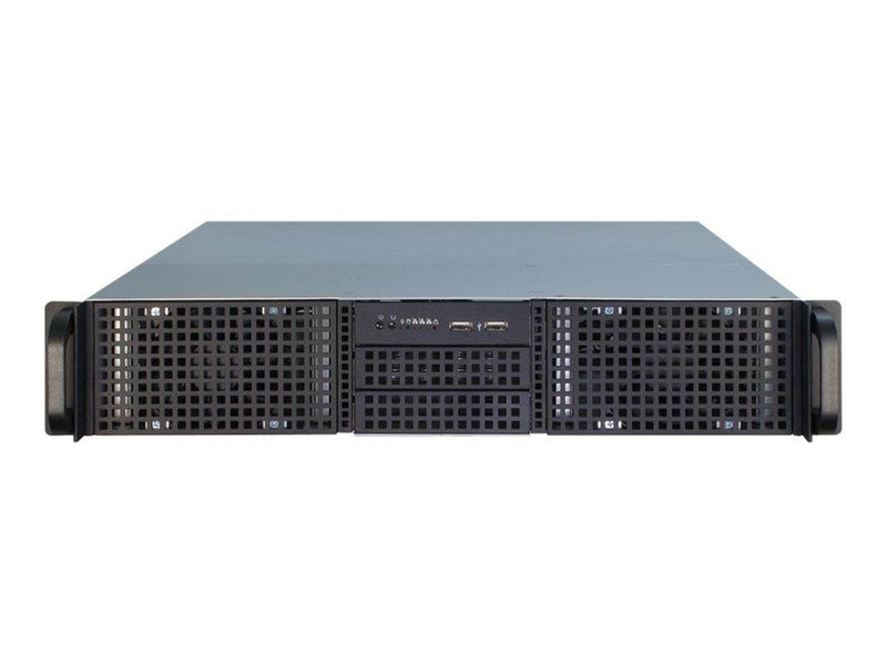 Inter-Tech IPC 2U-20248 - Gehäuse - Server (Rack) - Schwarz