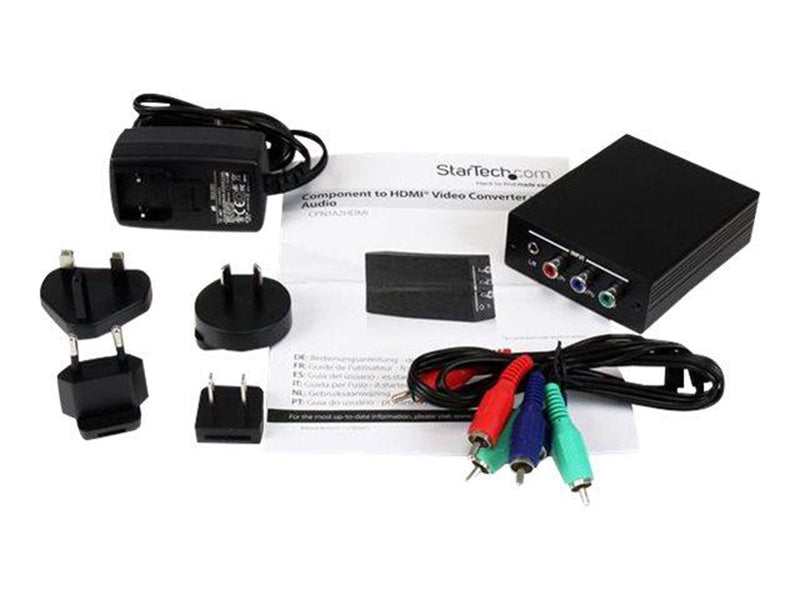StarTech.com Component to HDMI Video Converter with Audio - video converter - black