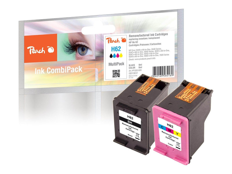 Peach Multi Pack H62 - Tintenpatrone Farbe ( Cyan, Magenta, Gelb)