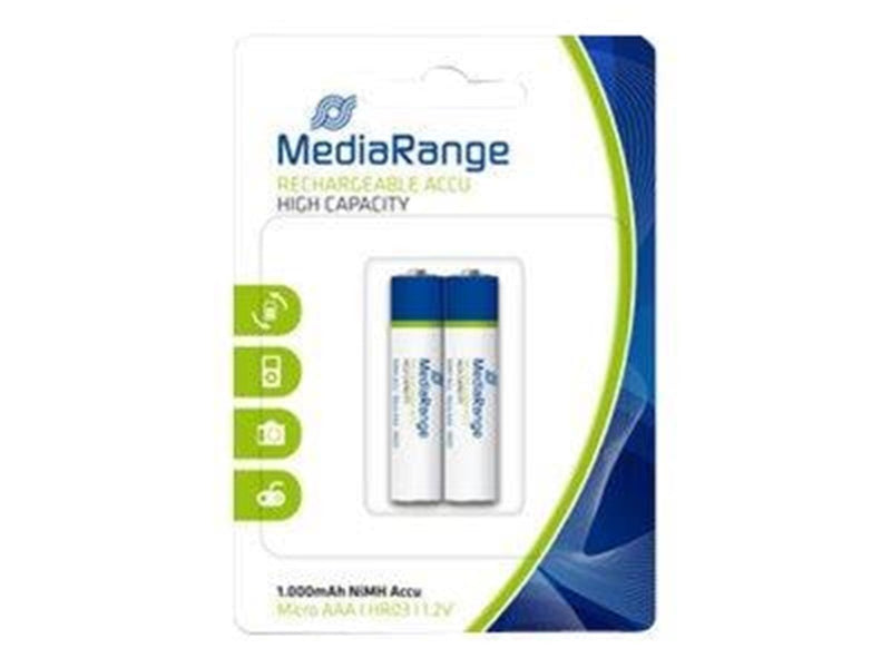 MediaRange MRBAT122 - battery 2 x AAA type NiMH