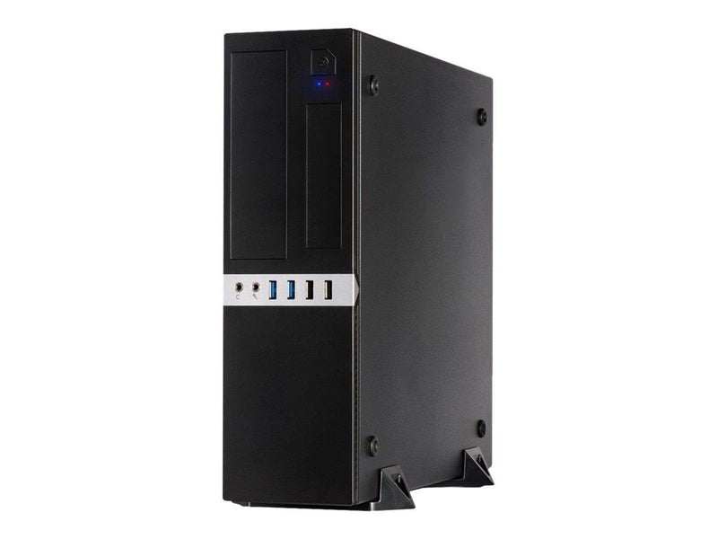 Inter-Tech IT-503 - Gehäuse - Desktop slimline - Schwarz