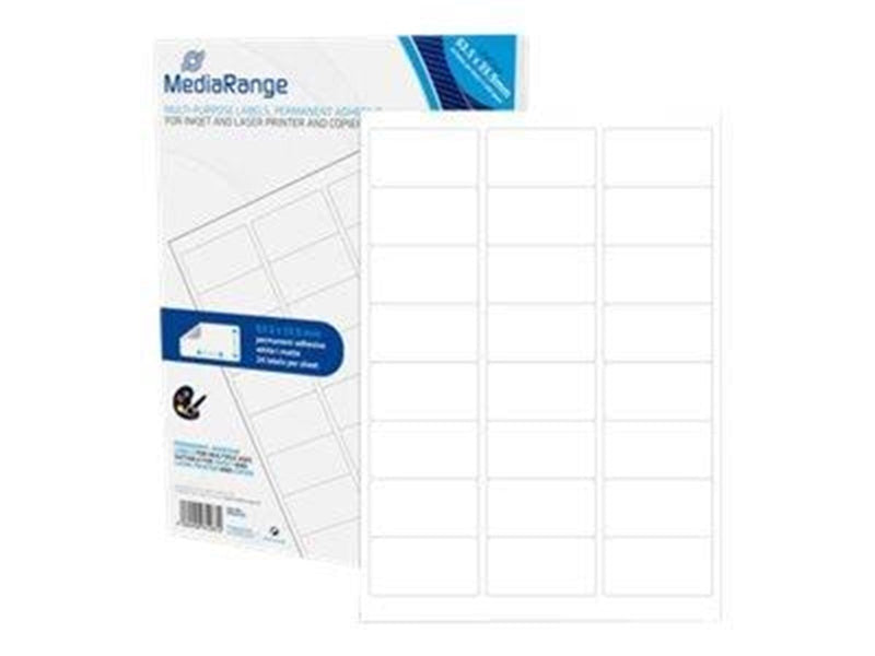 MediaRange MRINK150 - multi-purpose labels - 1200 label(s) - 63.5 x 33.9 mm