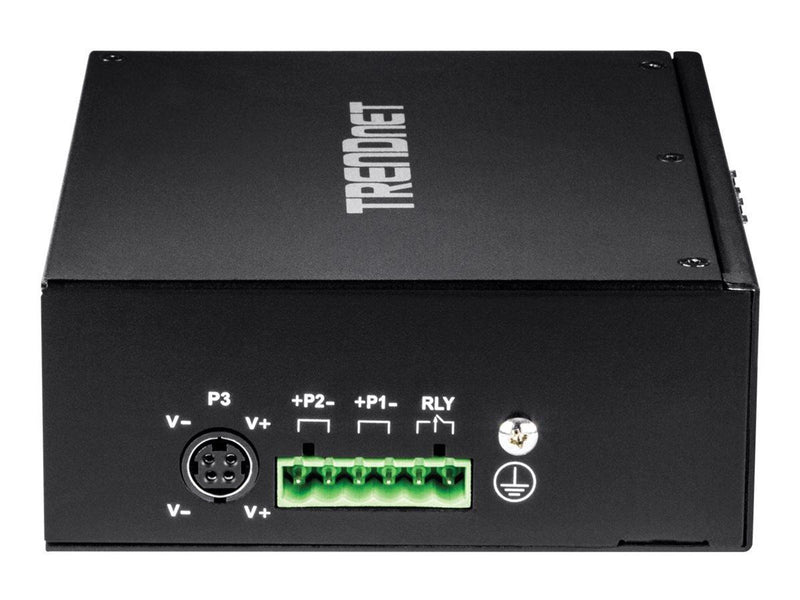 TRENDnet TI-G102 10-Port Hardened Industrial Gigabit DIN-Rail Switch