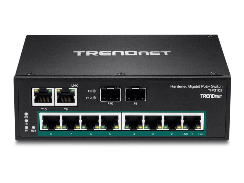 TRENDnet TI-PG102 - switch - 10 ports - unmanaged