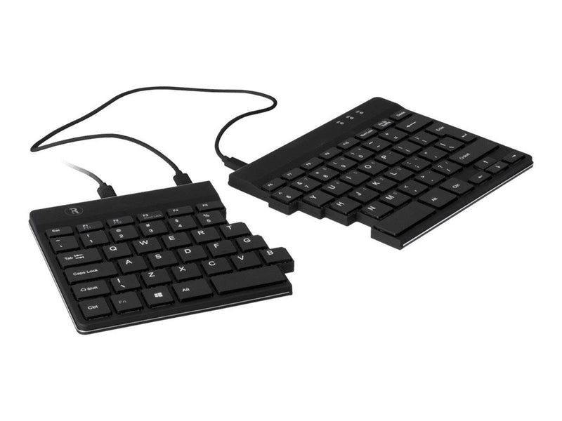 R-Go Tools R-Go Split Ergonomiske tastatur QWERTY (US) sort kablet - Tastaturen - Englisch - US - Schwarz