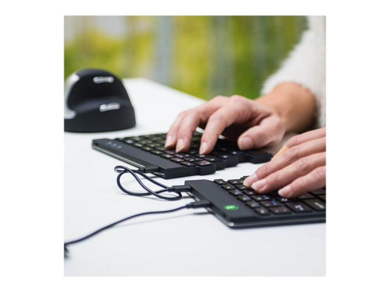 R-Go Tools R-Go Split Ergonomiske tastatur QWERTY (US) sort kablet - Tastaturen - Englisch - US - Schwarz
