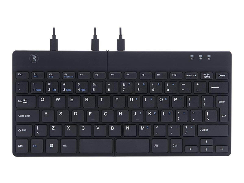 R-Go Tools R-Go Split Ergonomiske tastatur QWERTY (US) sort kablet - Tastaturen - Englisch - US - Schwarz