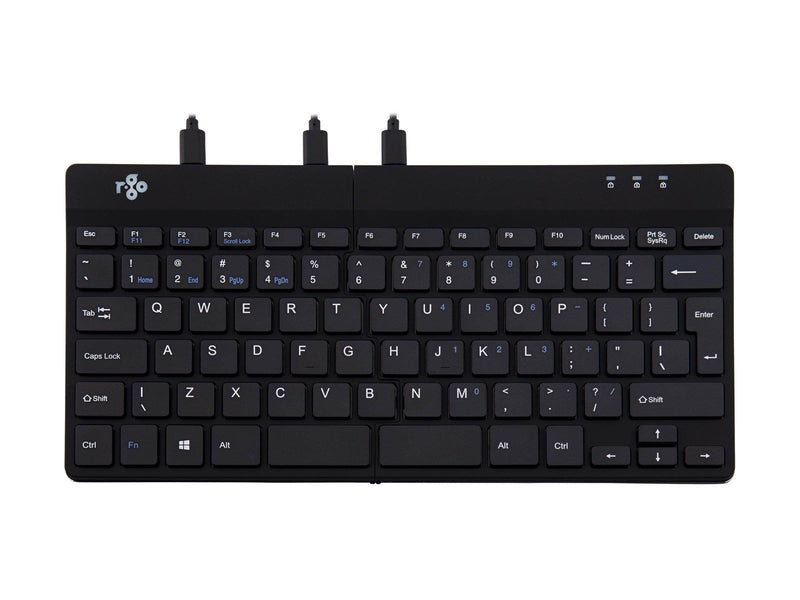 R-Go Tools R-Go Split Ergonomiske tastatur QWERTY (US) sort kablet - Tastaturen - Englisch - US - Schwarz