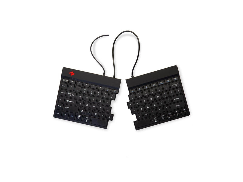 R-Go Tools R-Go Split Ergonomiske tastatur QWERTY (US) sort kablet - Tastaturen - Englisch - US - Schwarz