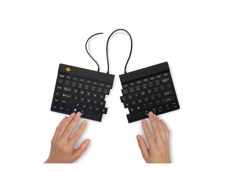 R-Go Tools R-Go Split Ergonomiske tastatur QWERTY (US) sort kablet - Tastaturen - Englisch - US - Schwarz