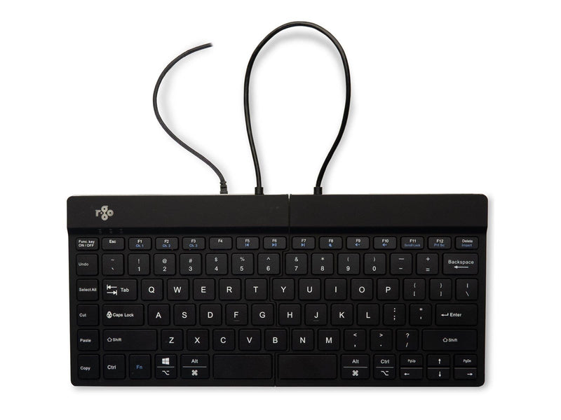 R-Go Tools R-Go Split Ergonomiske tastatur QWERTY (US) sort kablet - Tastaturen - Englisch - US - Schwarz