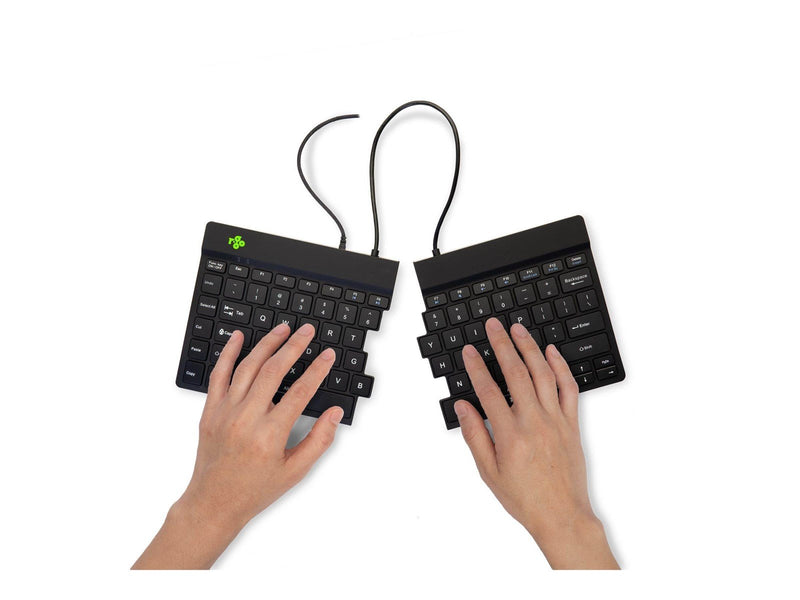 R-Go Tools R-Go Split Ergonomiske tastatur QWERTY (US) sort kablet - Tastaturen - Englisch - US - Schwarz