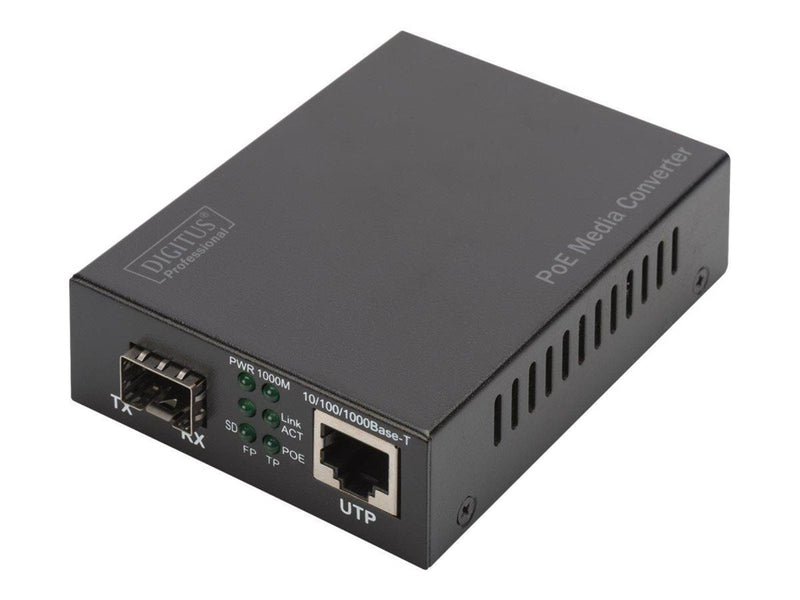 DIGITUS Gigabit PoE Media Converter