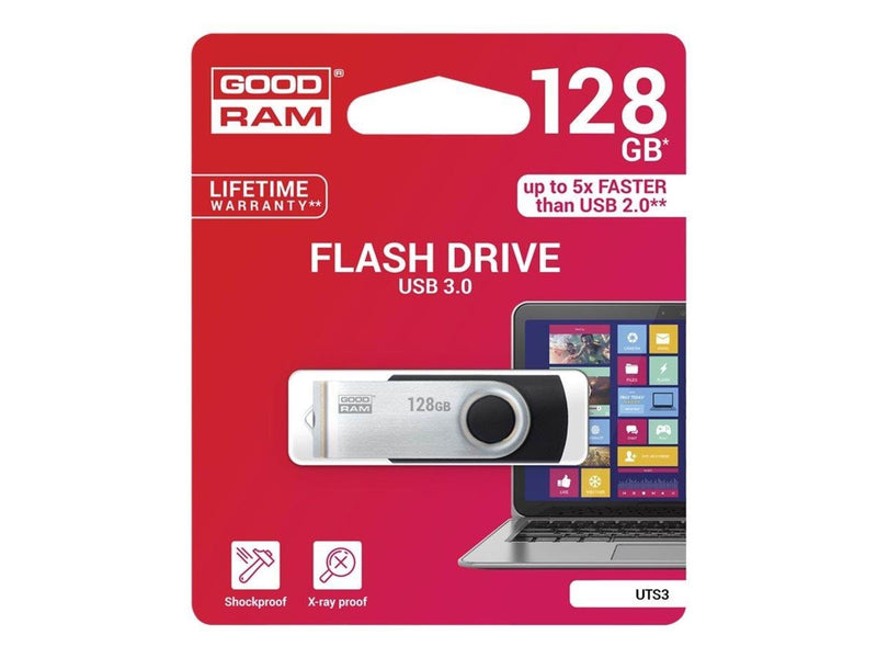 GOODRAM TWISTER 128GB Black USB3.0 - 128GB - USB-Stick