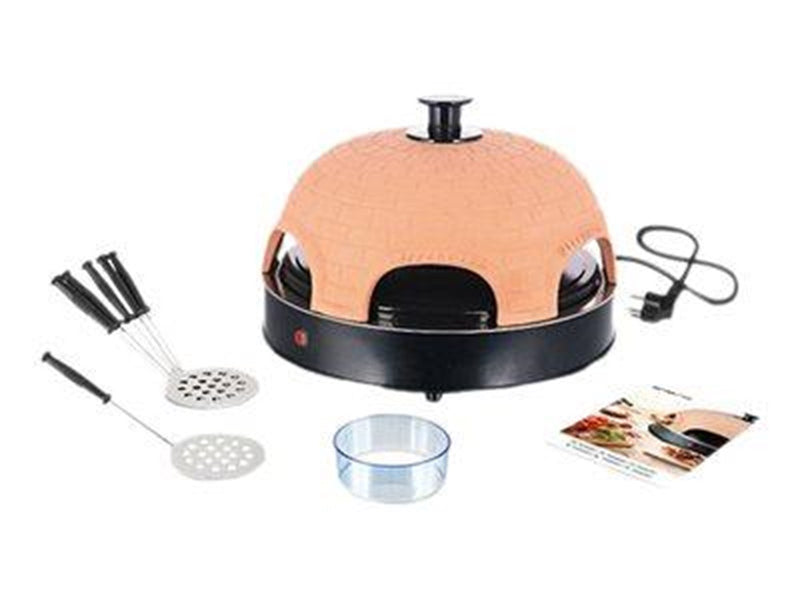 Emerio PO-115984 Pizzarette - pizza oven - terracotta orange