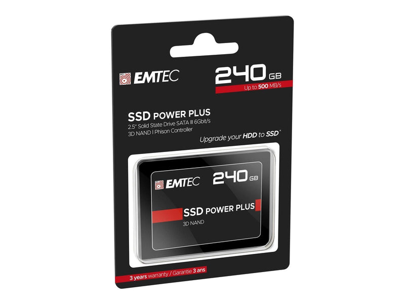 Emtec X150 Power Plus 3D NAND SSD - 240GB - SATA-600 - 2.5"