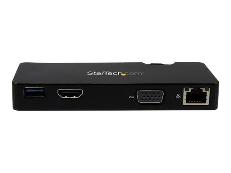 StarTech.com Travel Docking Station for Laptops - HDMI or VGA - USB 3.0 - docking station - HDMI