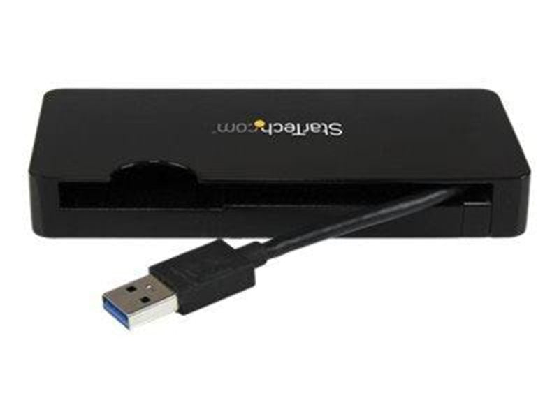 StarTech.com Travel Docking Station for Laptops - HDMI or VGA - USB 3.0 - docking station - HDMI