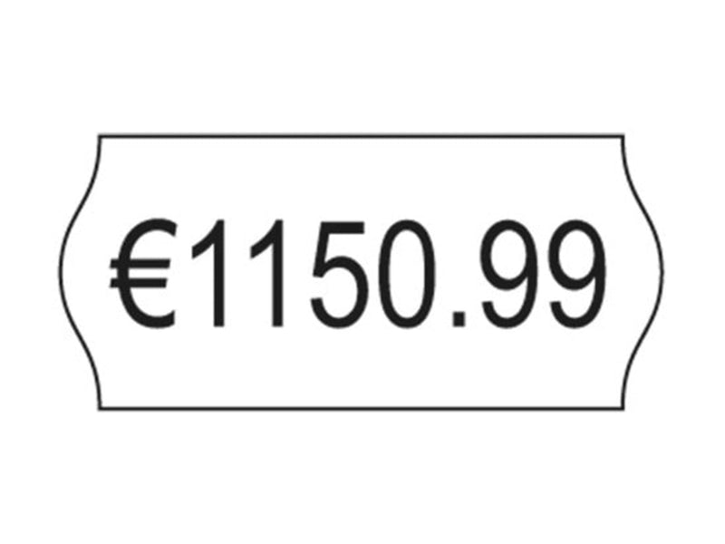 Avery Labels on roll for 1 line pricing gun up to 8 digits permanent white