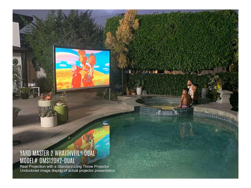 Elite Screens Yard Master 2 - Outdoor - 120" - CineWhite - Ultra-Short & Standard-Throw