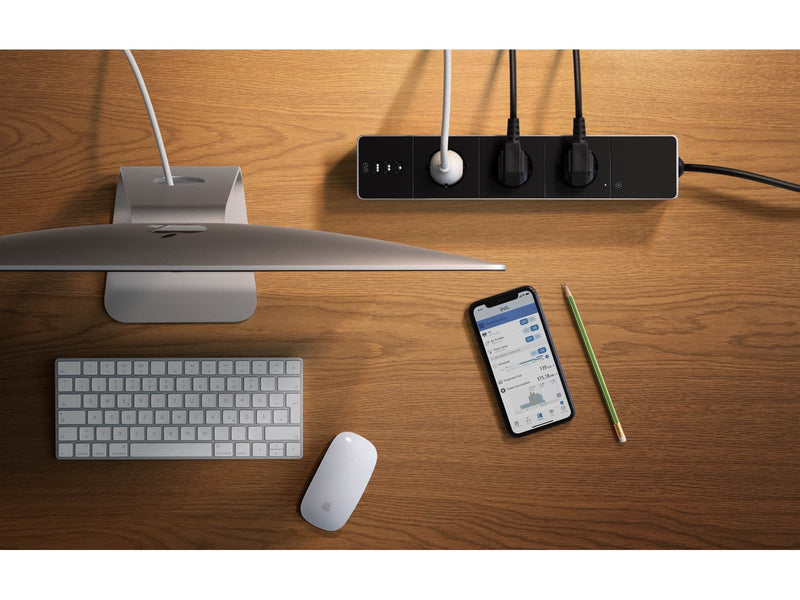 Eve Energy Strip - Connected Triple Outlet for Apple HomeKit