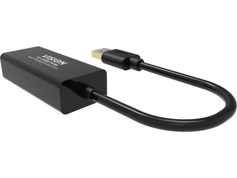 Vision TC-USBETH/BL USB RJ45 Ethernet Adaptor