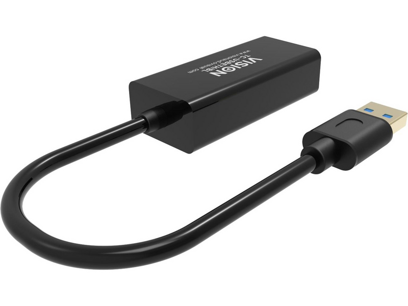 Vision TC-USBETH/BL USB RJ45 Ethernet Adaptor